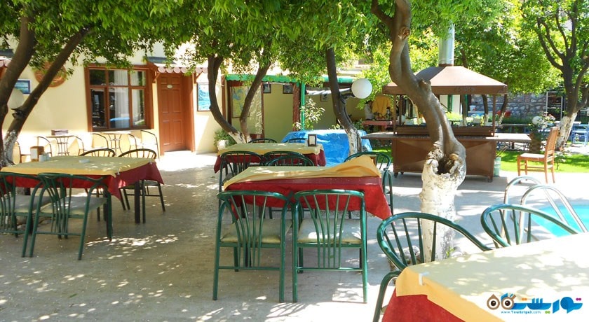 نمای رستوران فضای باز هتل